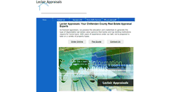 Desktop Screenshot of leclairappraisals.com